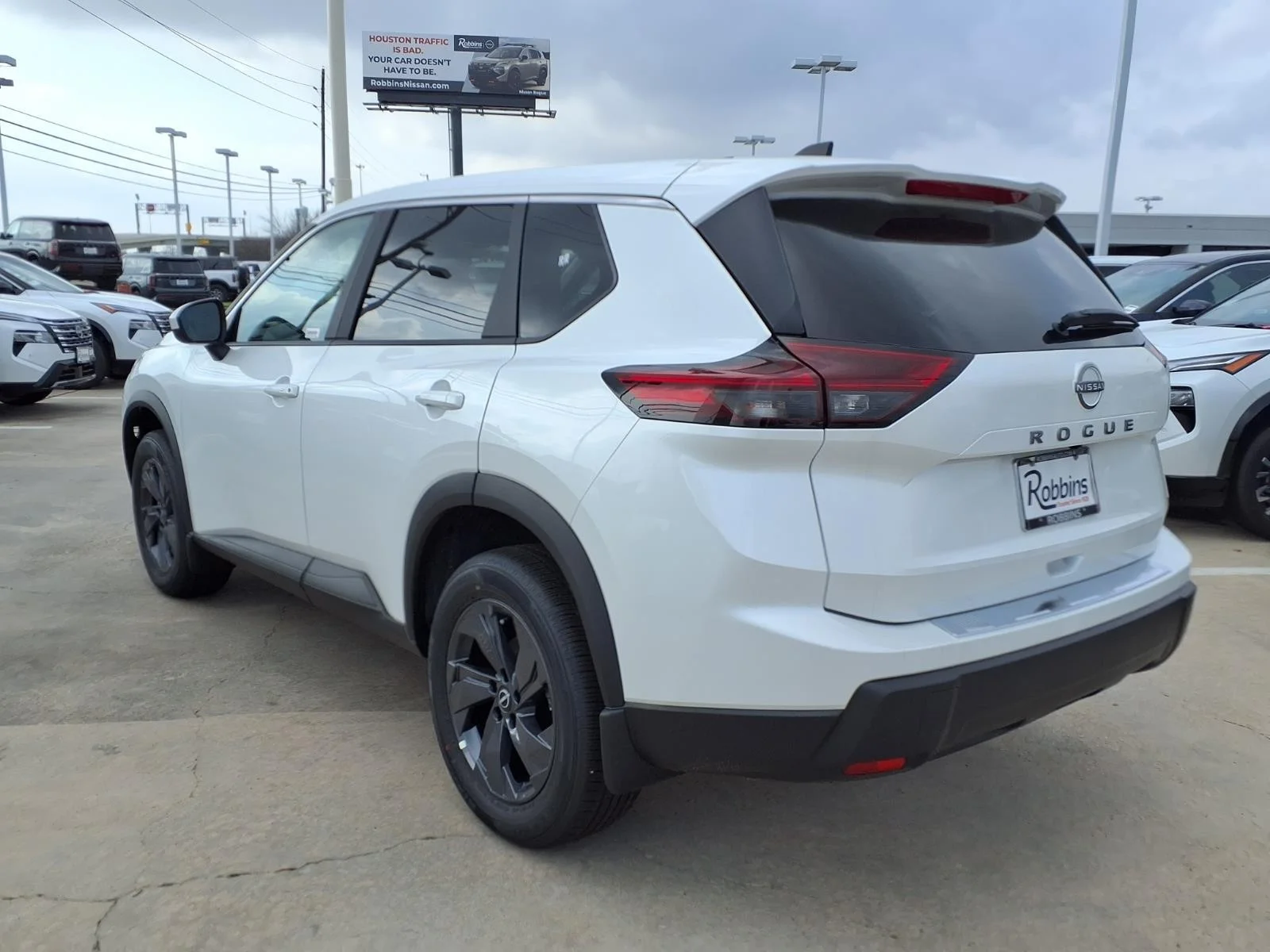 2026 Nissan Rogue SV White at Robbins Nissan