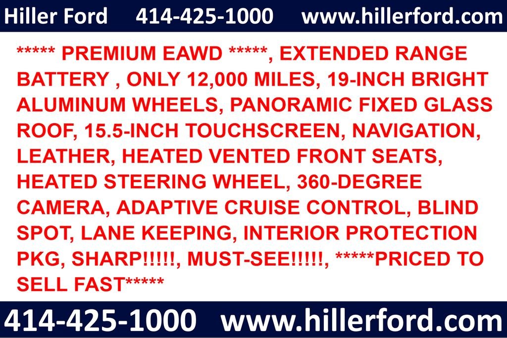 Certified 2025 Ford Mustang Mach-E Premium AWD with VIN 3FMTK3SU4SMA18361 for sale in Franklin, WI