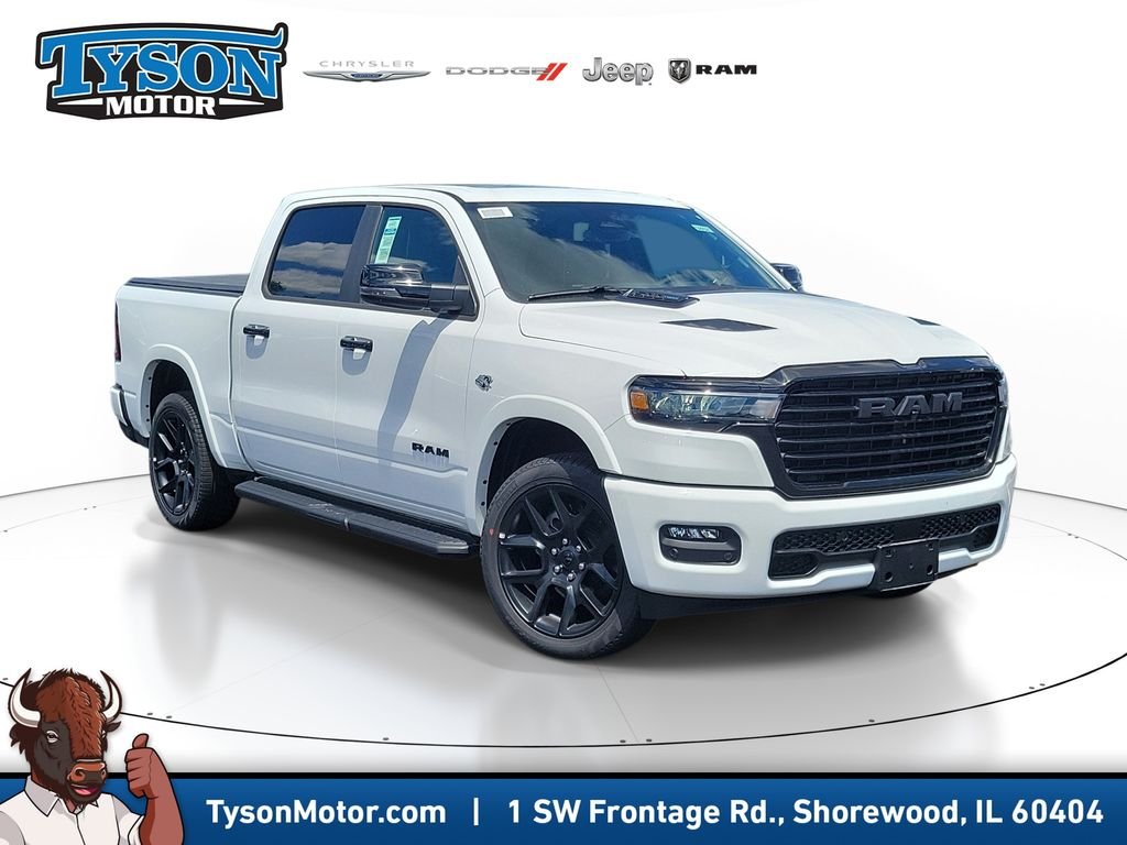New 2026 Bright White Clear-Coat Exterior Paint RAM Laramie image 1