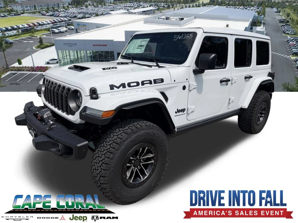 New 2027 Bright White Clear-Coat Paint Jeep Moab 392 image 1