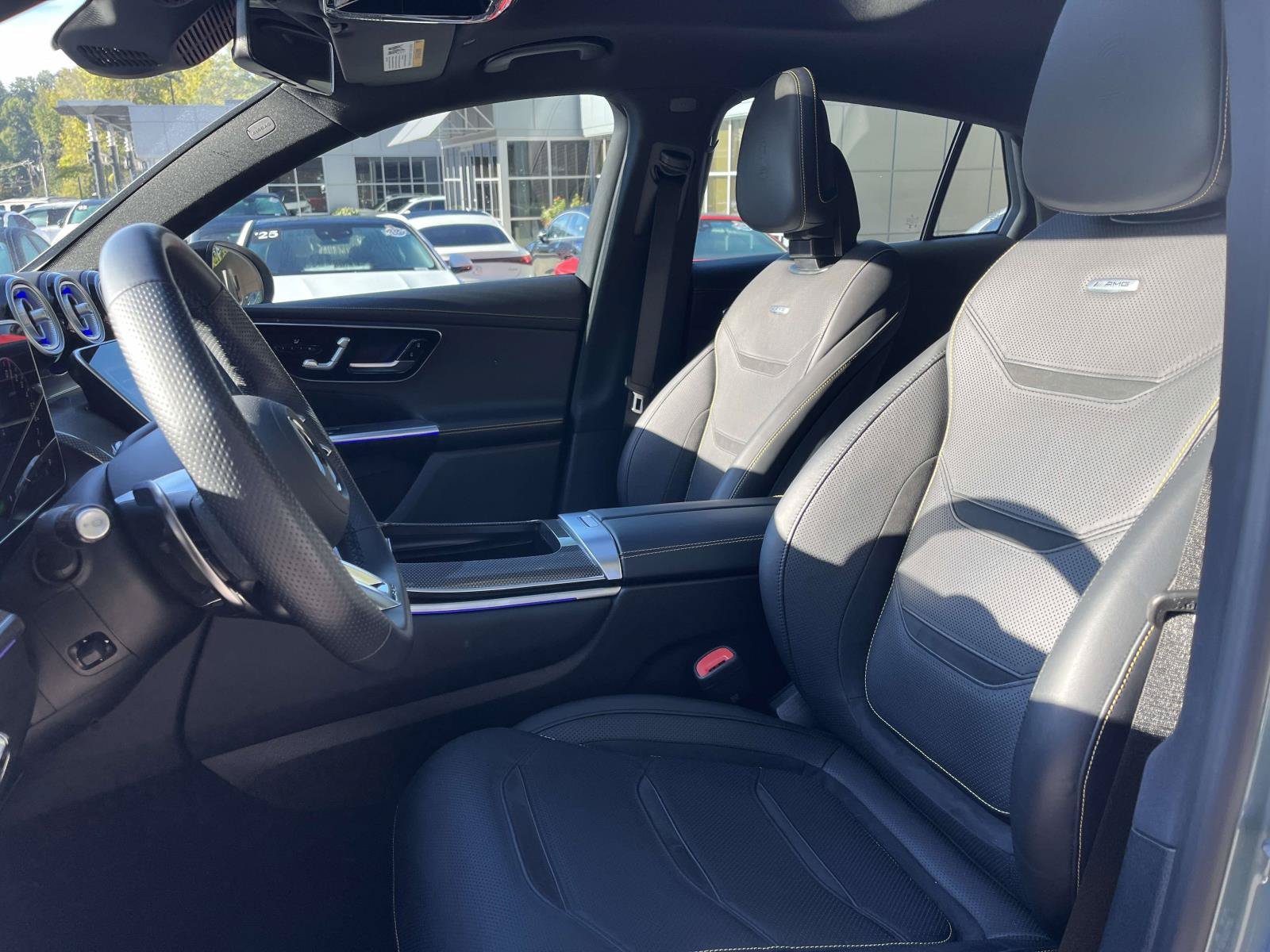 Certified Used 2025 Verde Silver Metallic Mercedes-Benz AMG® GLC 63 S E Performance 4MATIC® Coupe image 39