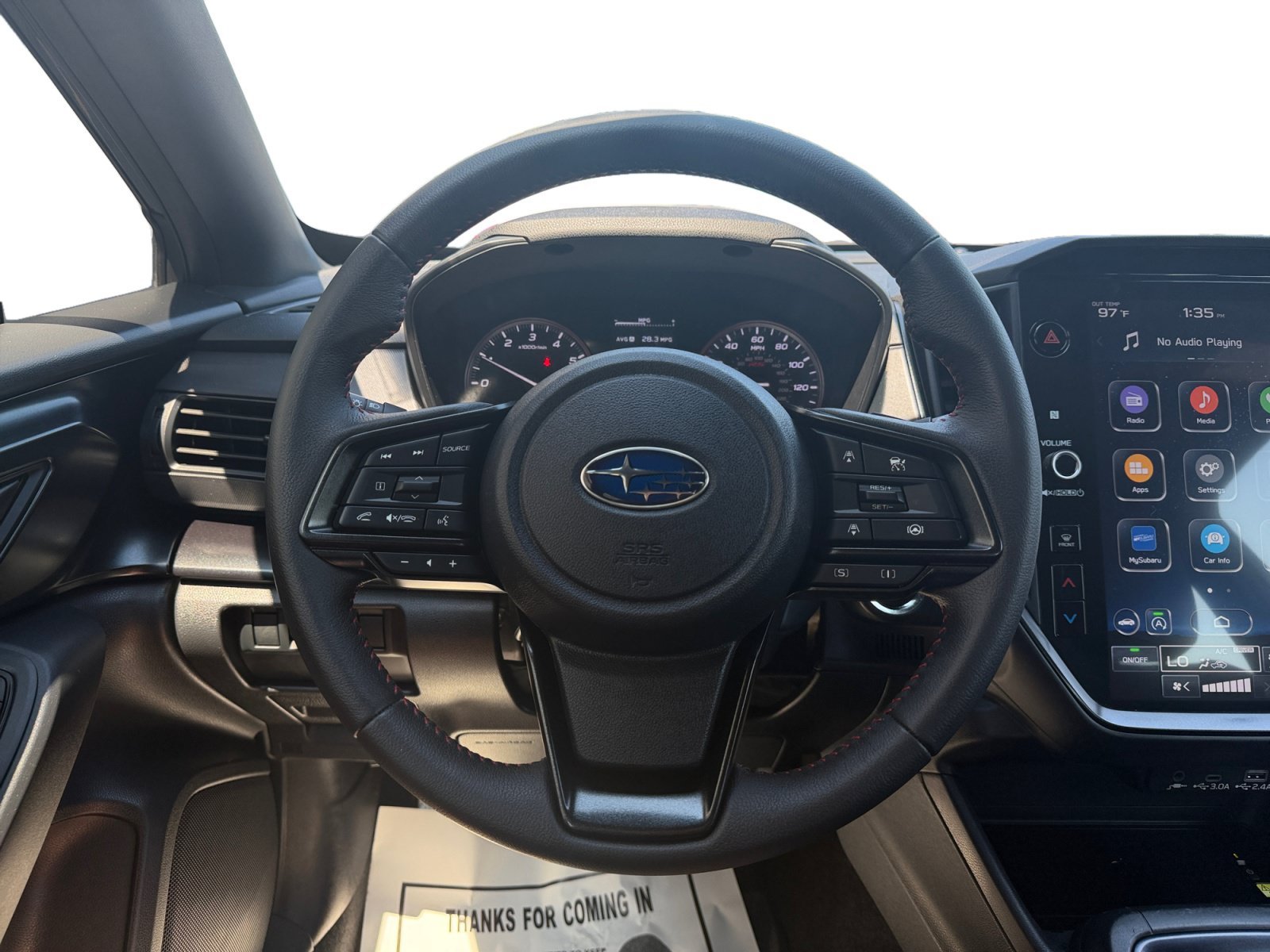 Used 2024 Magnetite Gray Metallic Subaru RS image 10