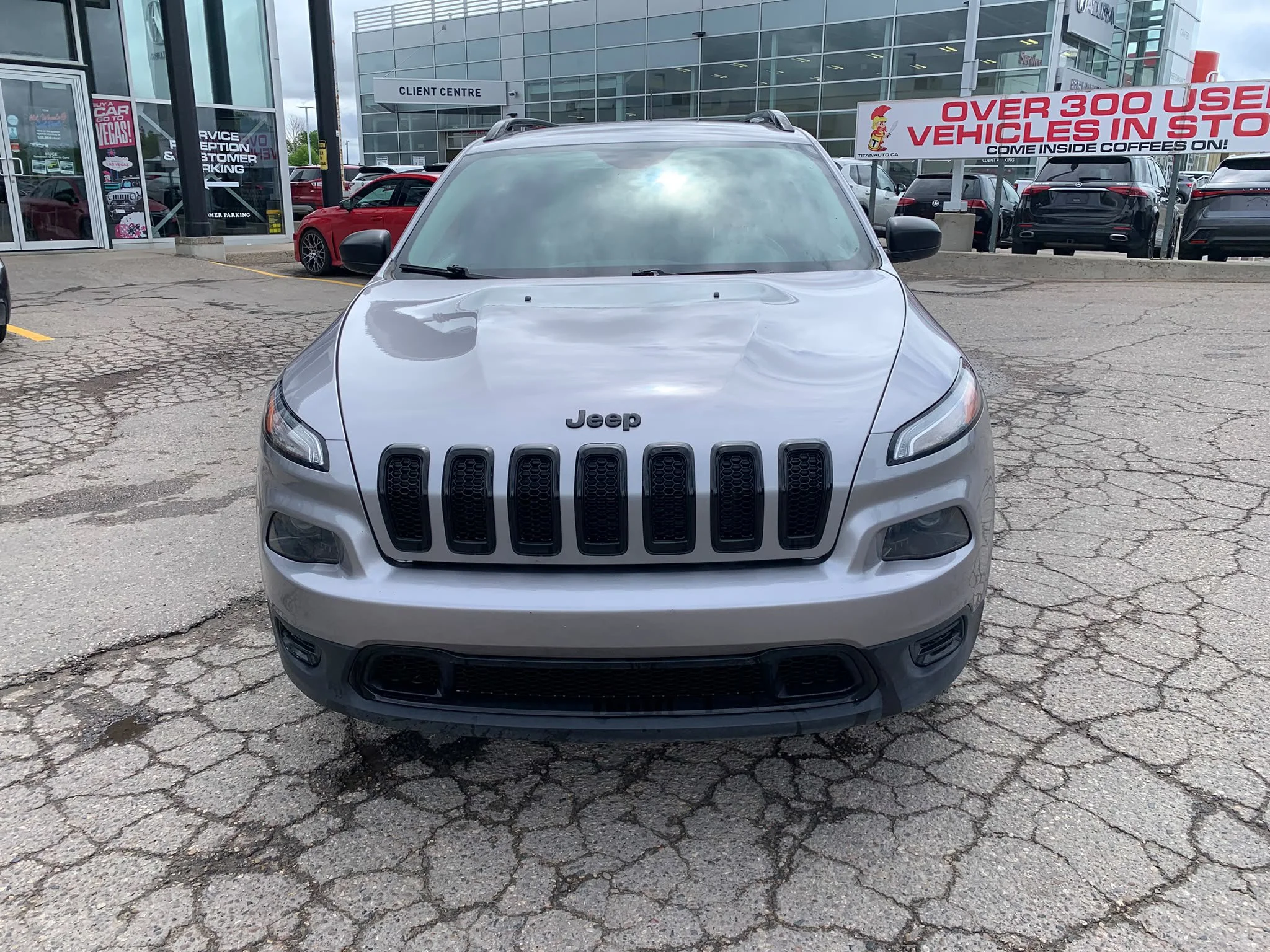Certified Used 2018 Gray Jeep Sport image 4
