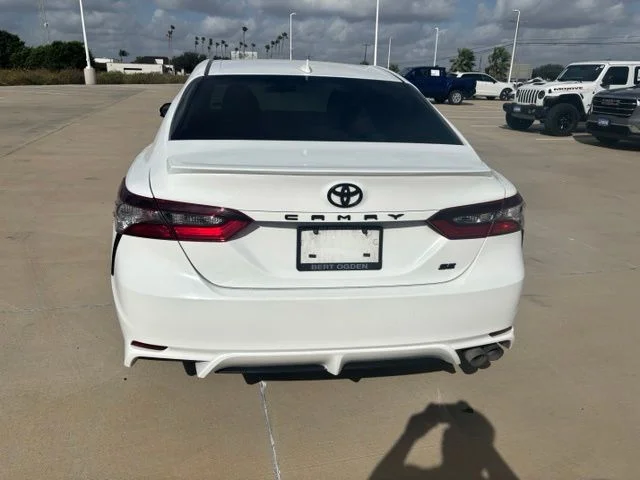 Used 2021 White Toyota SE image 5