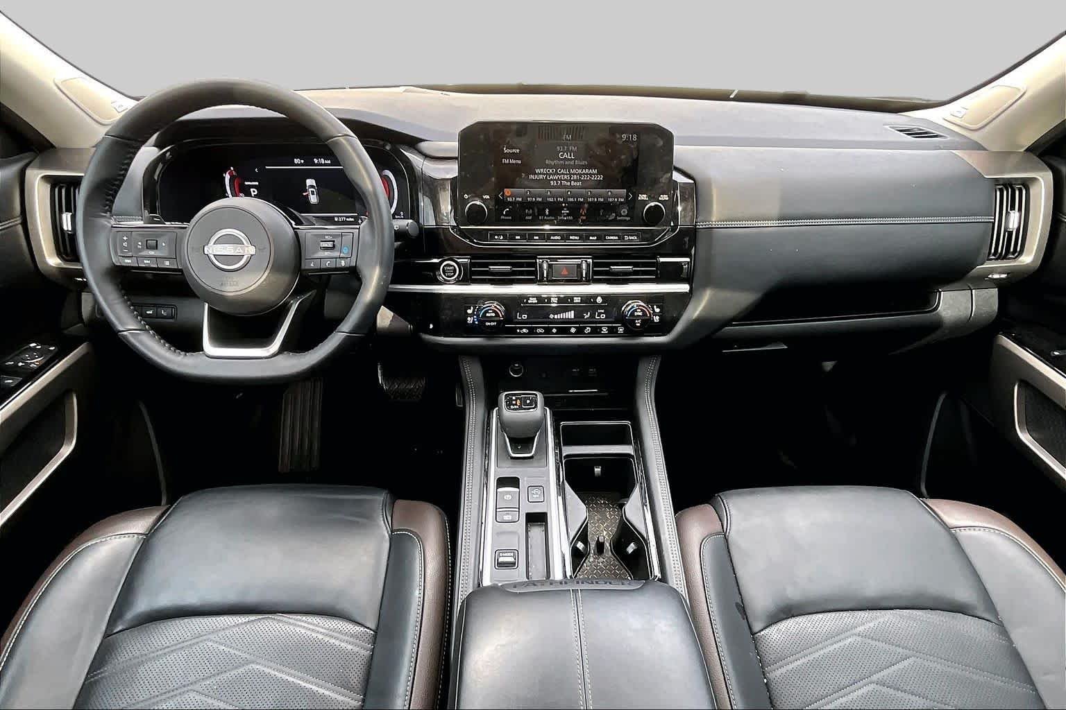 Used 2024 Pearl White Tricoat/Super Black Nissan Platinum image 14