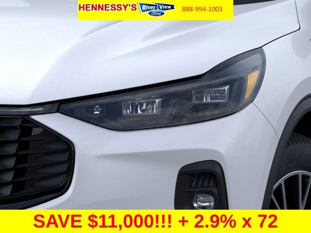 New 2024 Star White Metallic Tri-coat Ford Plug-in Hybrid image 18