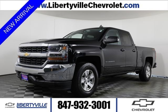 Black 2019 Chevrolet Silverado 1500 LT Double Cab 4WD Pickup Truck Four-Wheel Drive