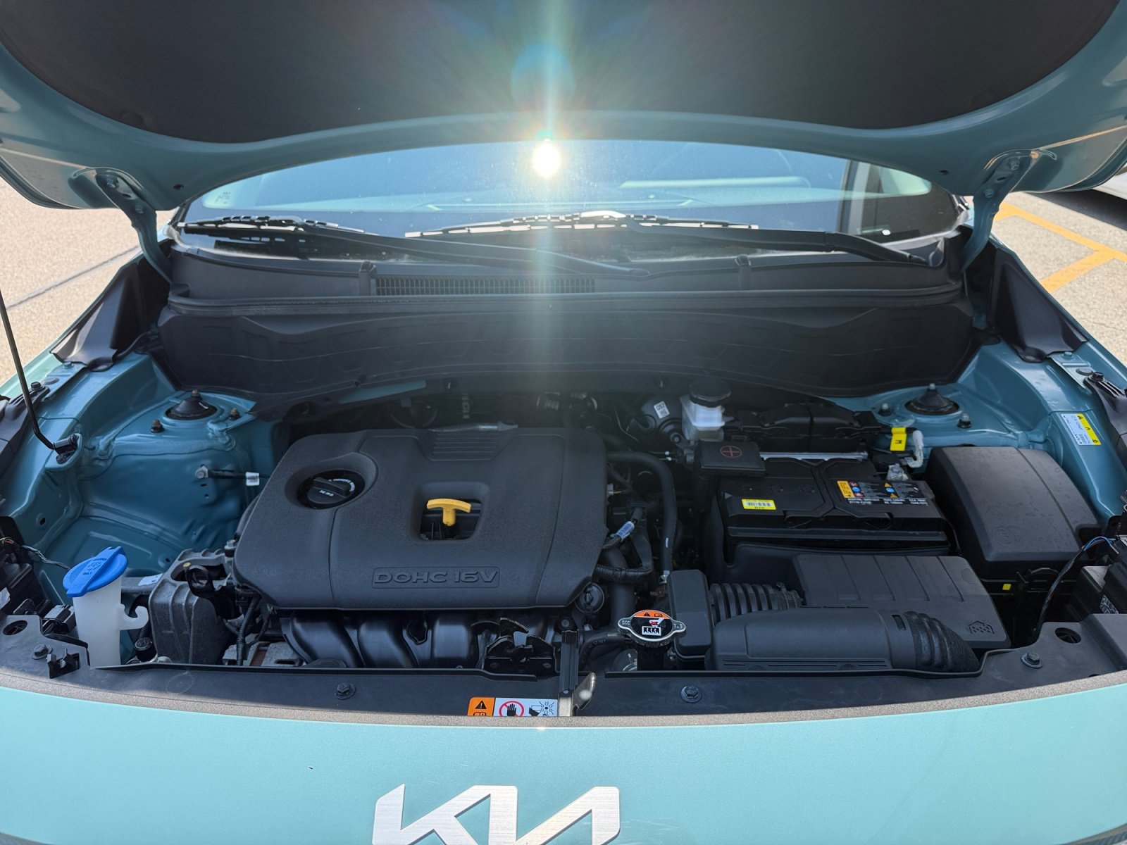 Certified Used 2024 Pluton Blue/Black Roof Kia S image 6