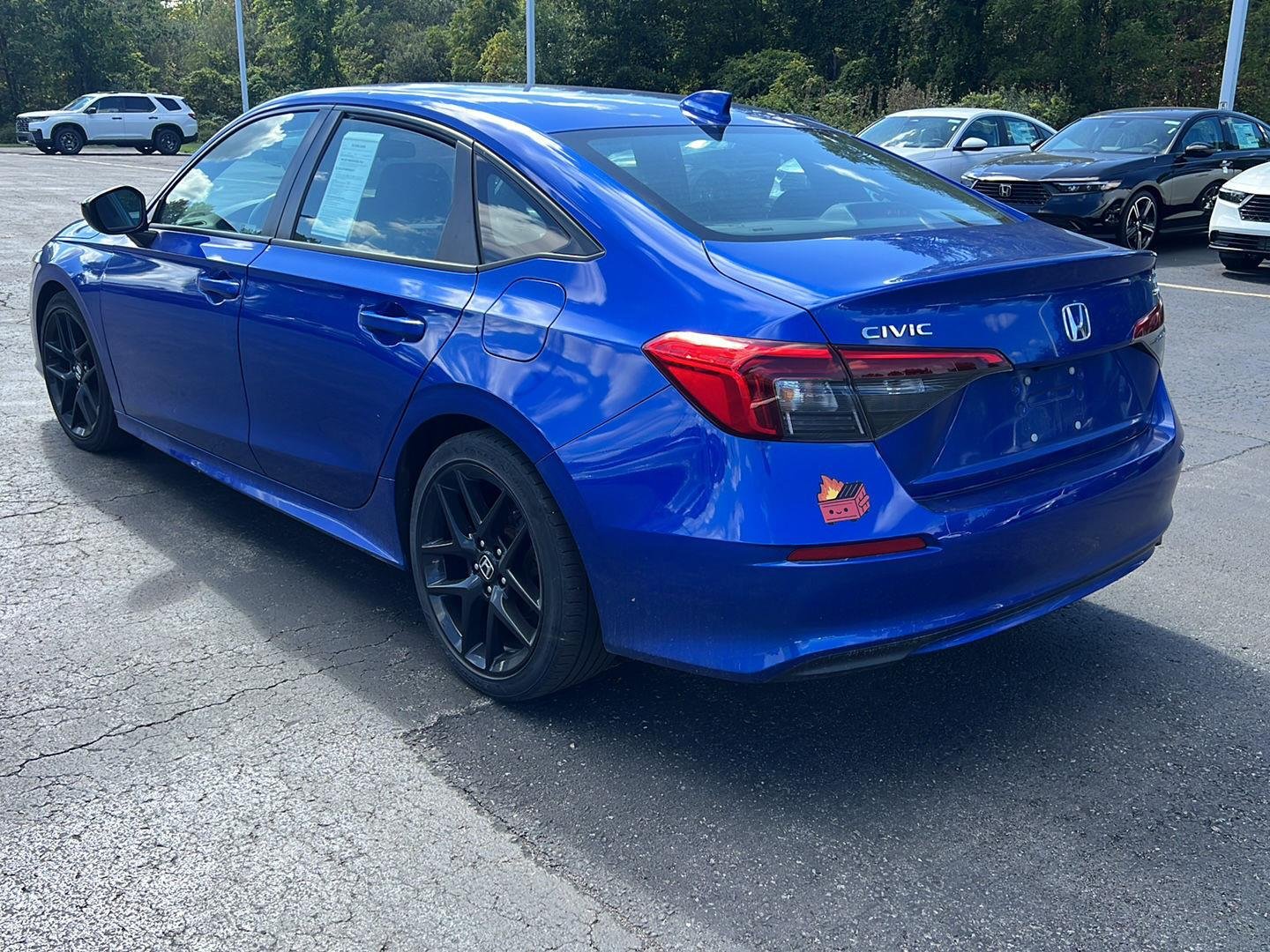 Used 2024 Aegean Blue Metallic Honda Sport image 12