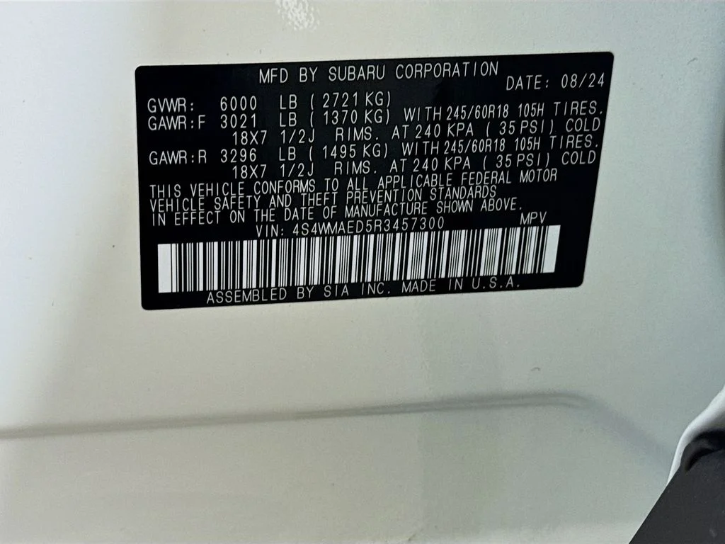 Used 2024 White Subaru Premium image 41