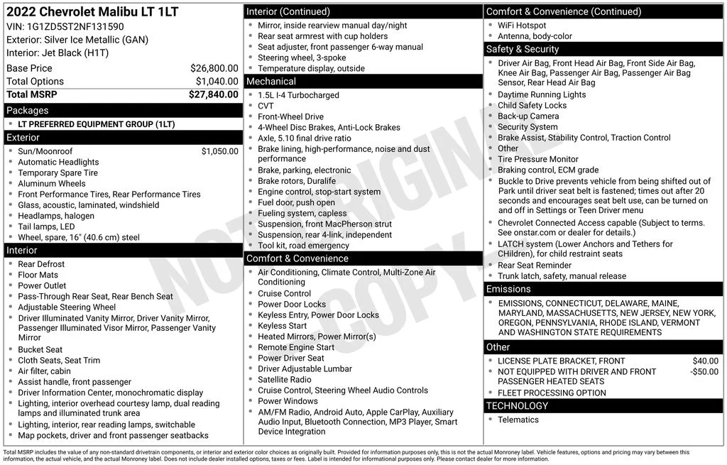 Used 2022 Silver Chevrolet LT image 17