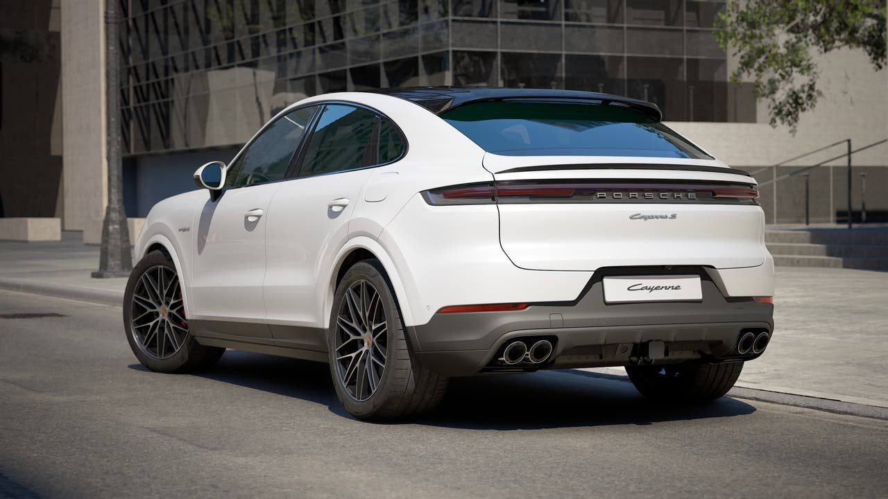 New 2027 Carrara White Metallic Porsche S E-Hybrid Coupe image 3