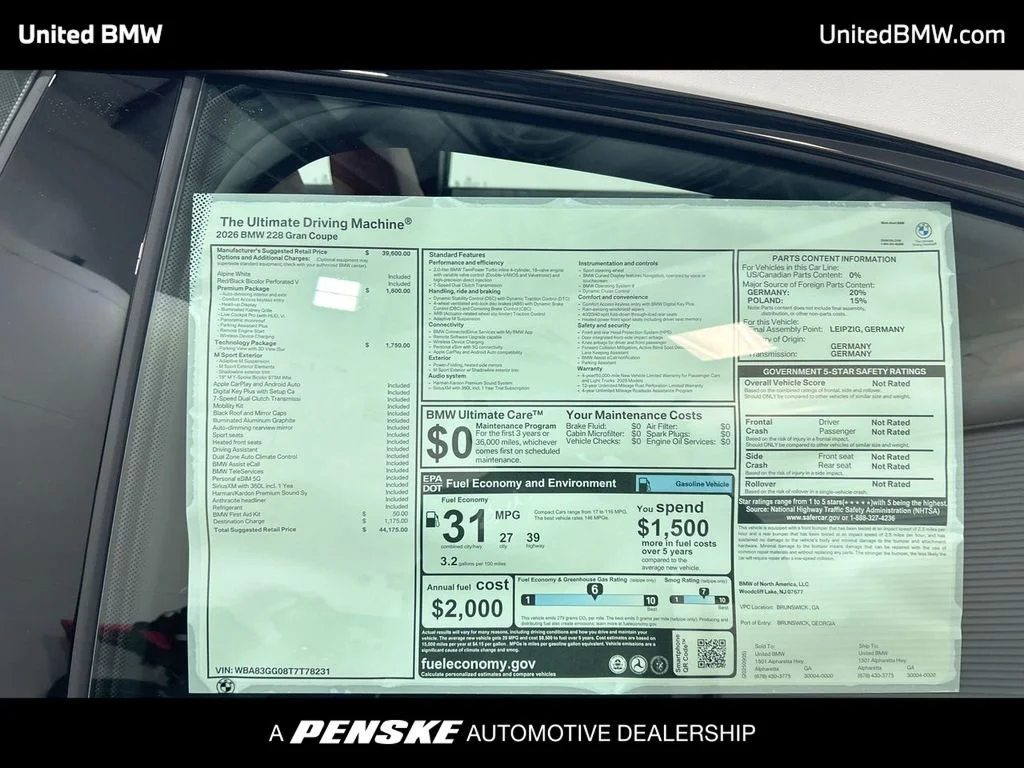 2026 BMW 2 Series 228 - Photo 23