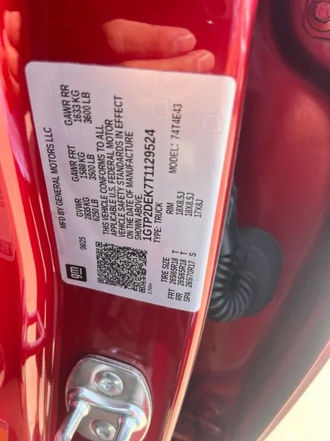 Used 2026 Red GMC AT4 image 14