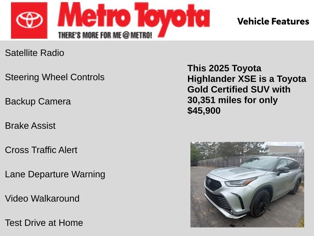 2025 Toyota Highlander XSE - Photo 11
