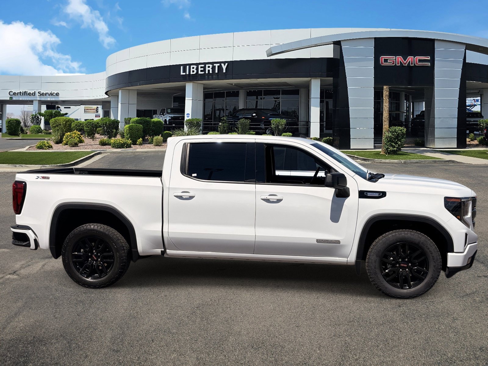 Certified Used 2025 Summit White GMC Elevation image 2