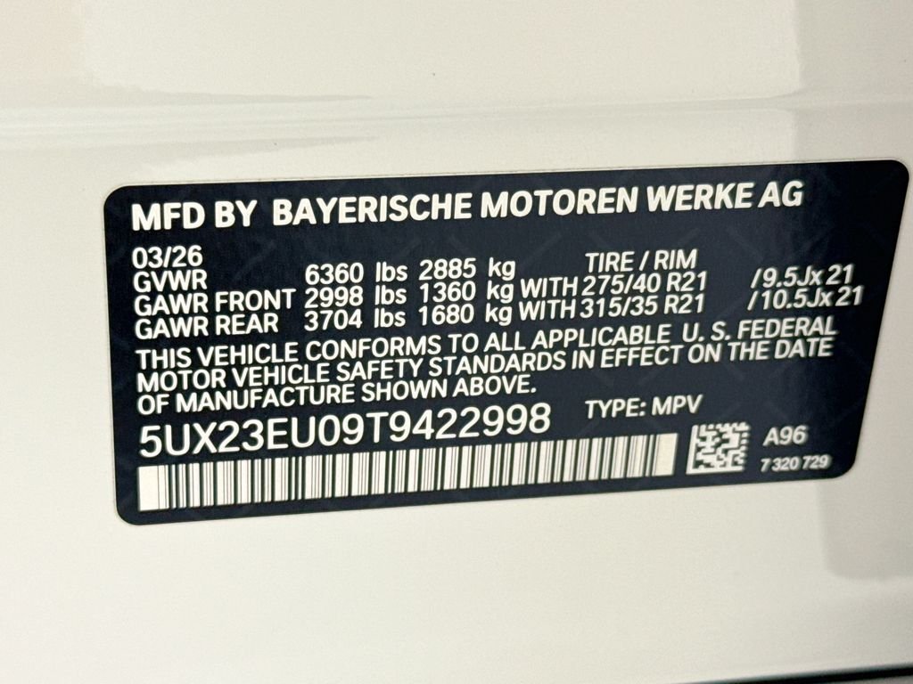 New 2026 White Metallic BMW xDrive40i image 34