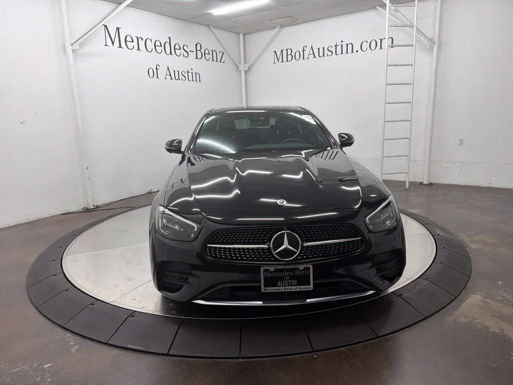 Certified Used 2022 Black Mercedes-Benz E 350 image 2