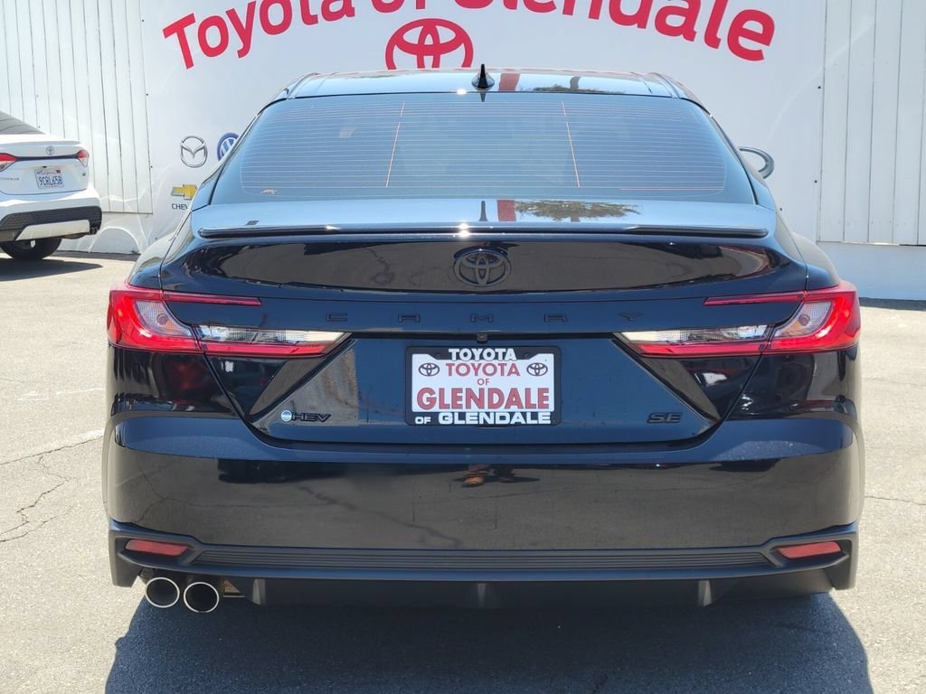 Used 2025 Midnight Black Metallic Toyota SE image 6