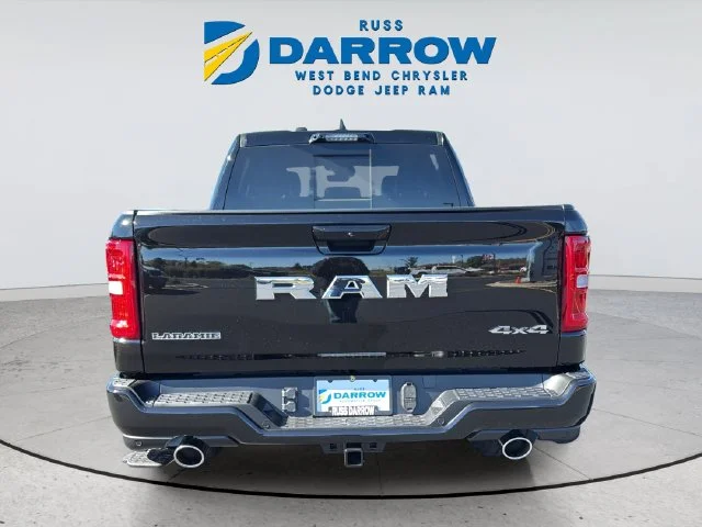 New 2027 Diamond Black Crystal Pearl-Coat Exterior Paint RAM Laramie image 4