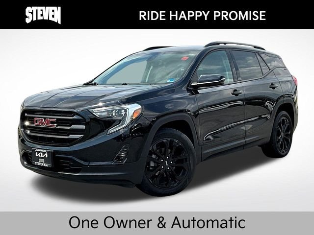 Used 2021 Black GMC SLT image 3