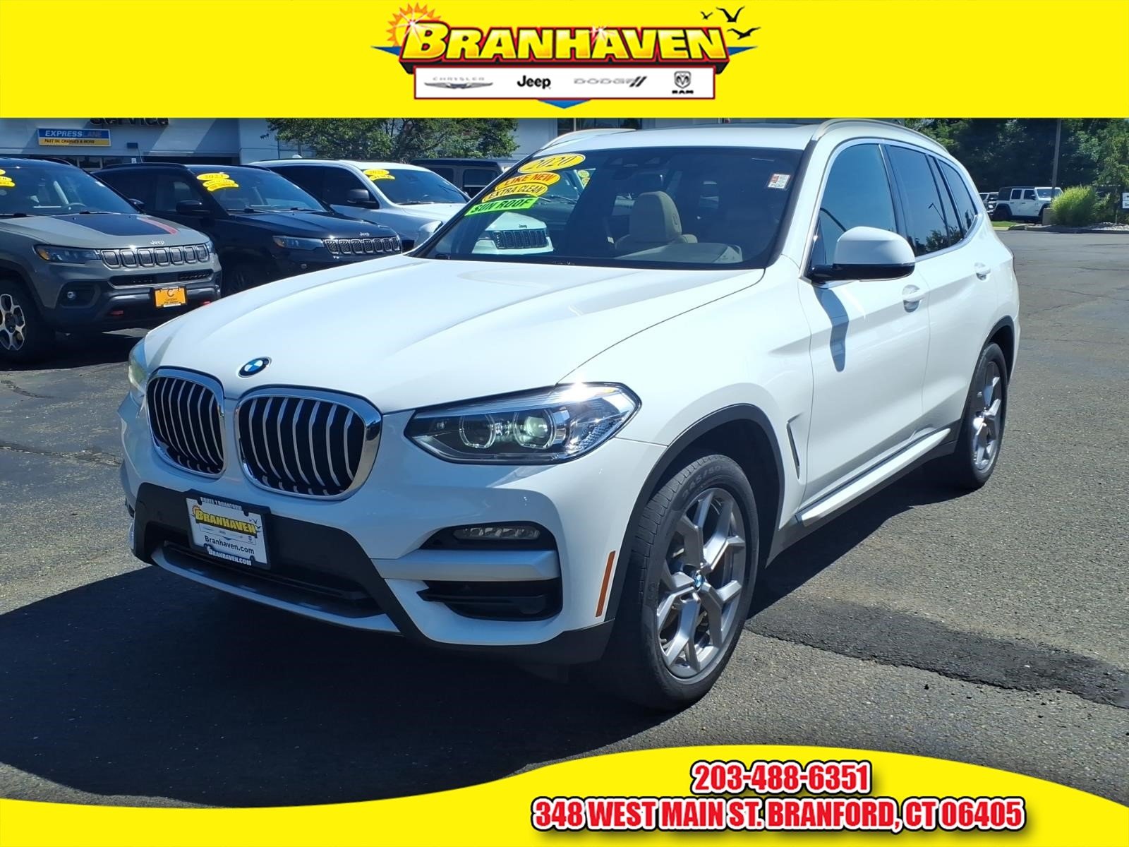 Certified Used 2020 White BMW xDrive30i image 1