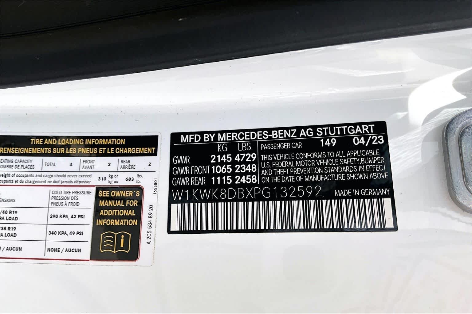 Used 2023 Polar White Mercedes-Benz C 300 image 38