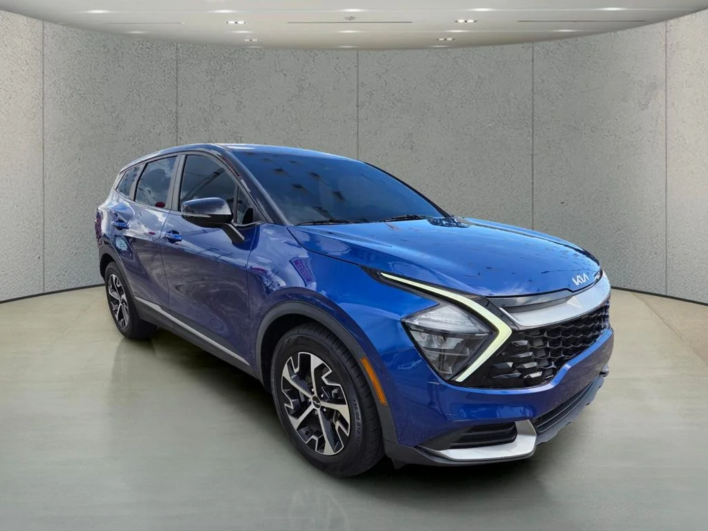 Used 2023 Blue Kia EX image 7