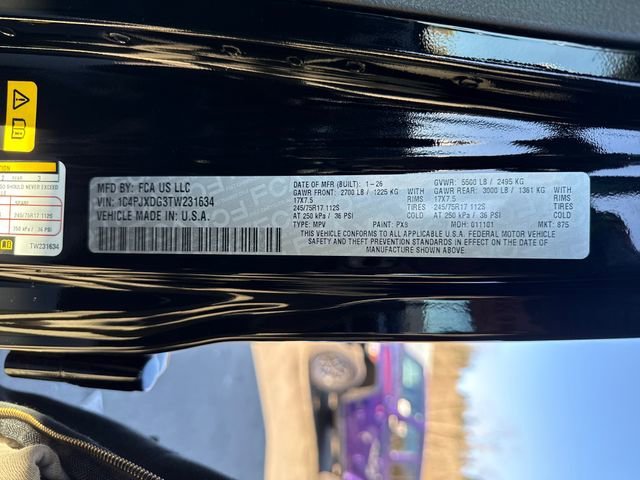 New 2026 Black Clear-Coat Exterior Paint Jeep Sport S image 16