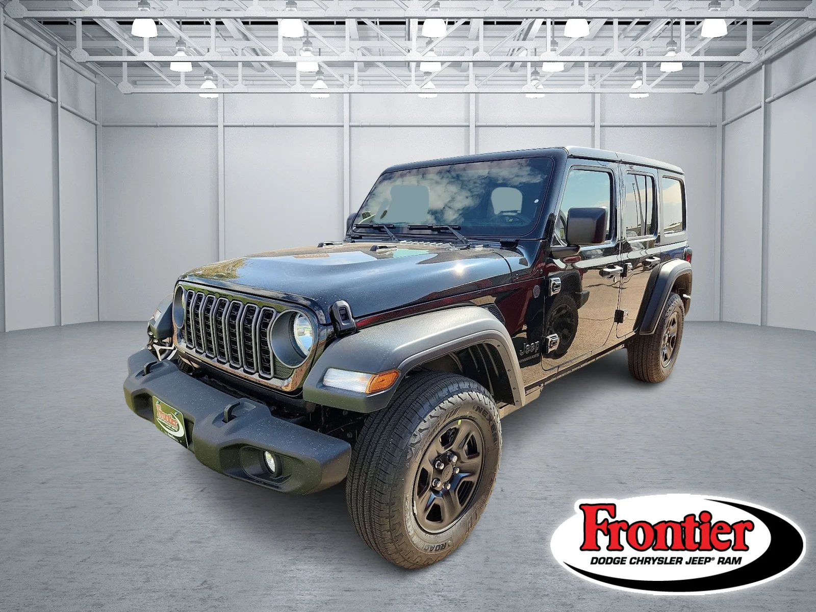 New 2027 Black Clear-Coat Paint Jeep 4-DOOR SPORT image 1