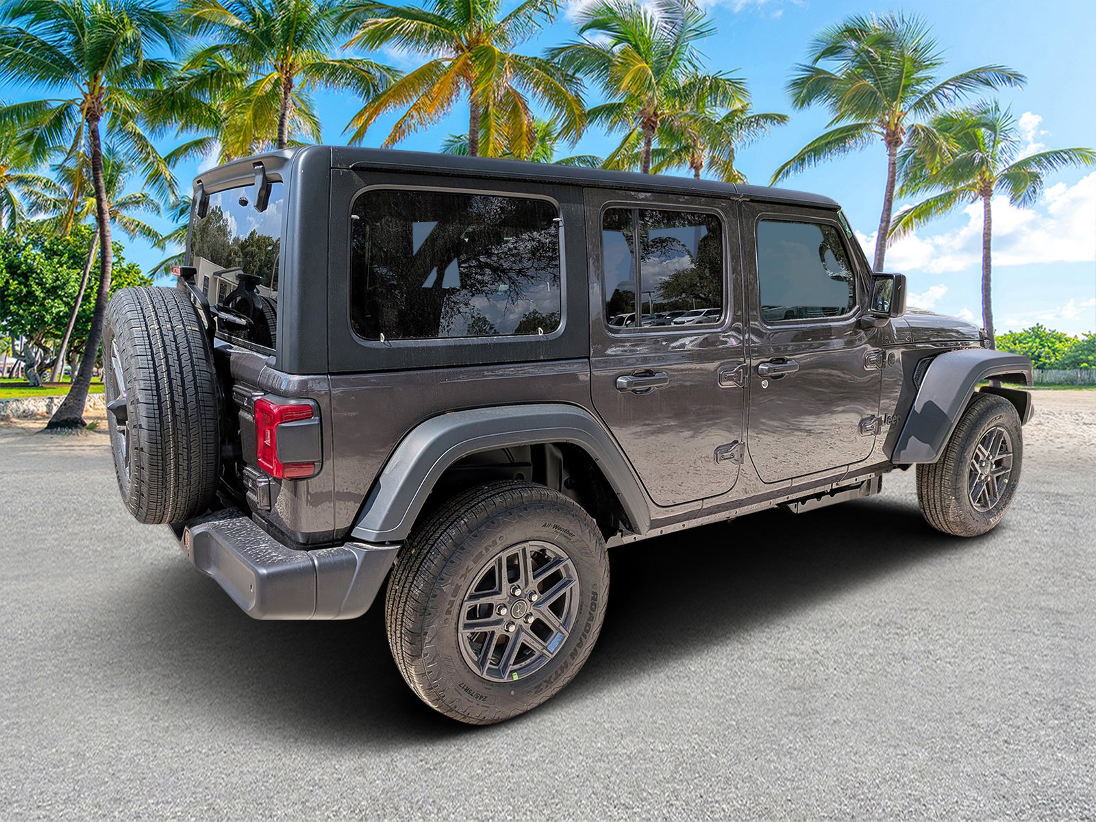 New 2026 Granite Crystal Metallic Clear-Coat Exterior Paint Jeep Sport S image 3