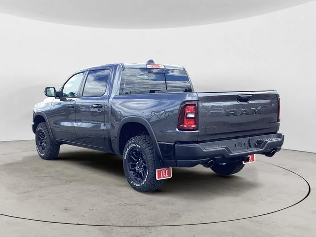 New 2026 Granite Crystal Metallic Clearcoat Ram REBEL CREW CAB 4X4 5