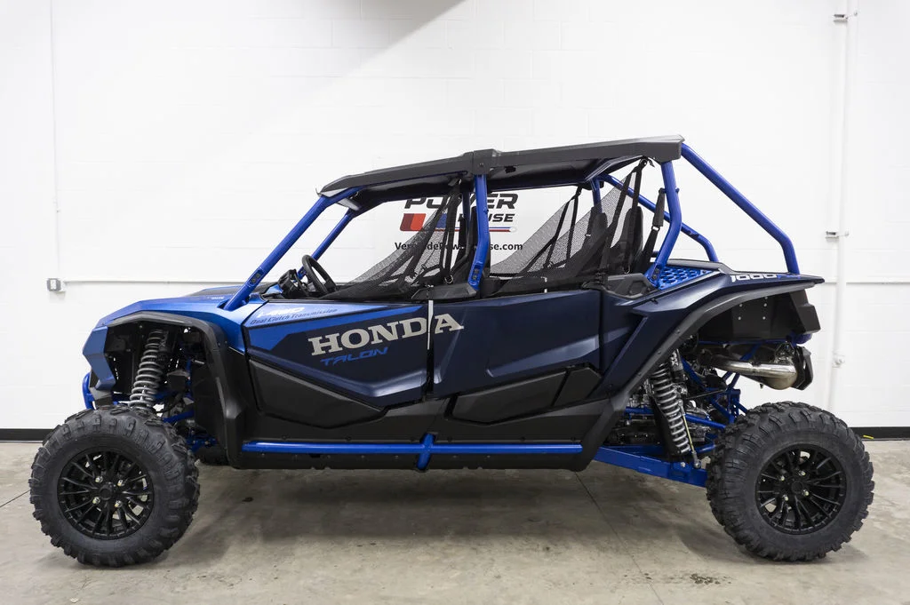 New 2025 MATTE NAVY BLUE Honda Powersports 4 FOX Live Valve image 1