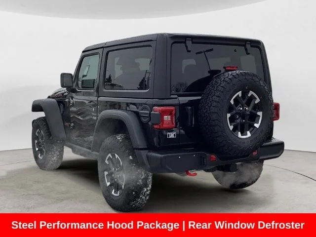 New 2026 Black Clearcoat Jeep 2-DOOR RUBICON image 3