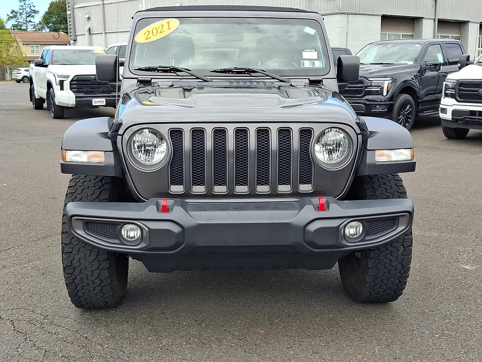 Used 2021 Granite Crystal Metallic Clearcoat Jeep Rubicon image 2