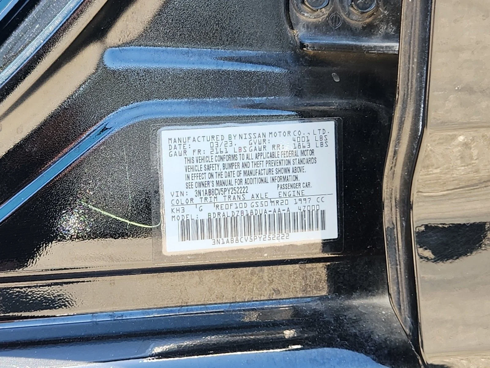 Used 2023 Black Nissan SV image 27