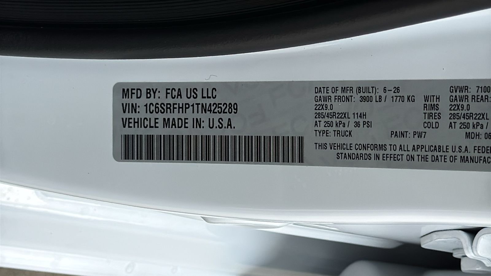 New 2026 Bright White Clear-Coat Exterior Paint RAM Limited image 32