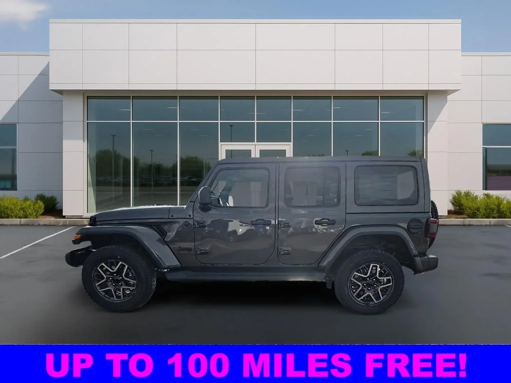 New 2025 Granite Crystal Metallic Clear-Coat Exterior Paint Jeep Sahara image 2
