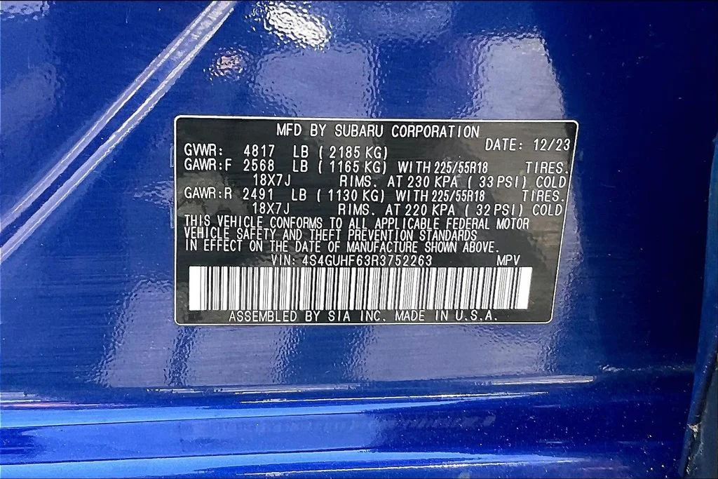 Used 2024 Blue Subaru Sport image 36