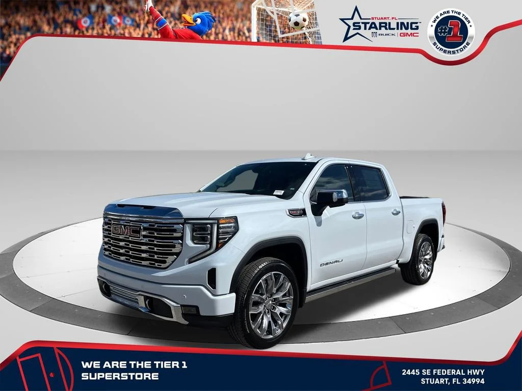 New 2026 Glacier White Tricoat GMC Denali image 1