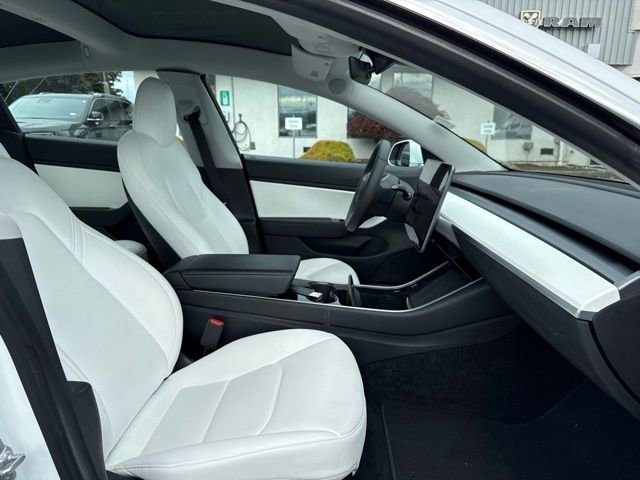 Used 2020 Pearl White Multi-Coat Tesla Long Range image 9