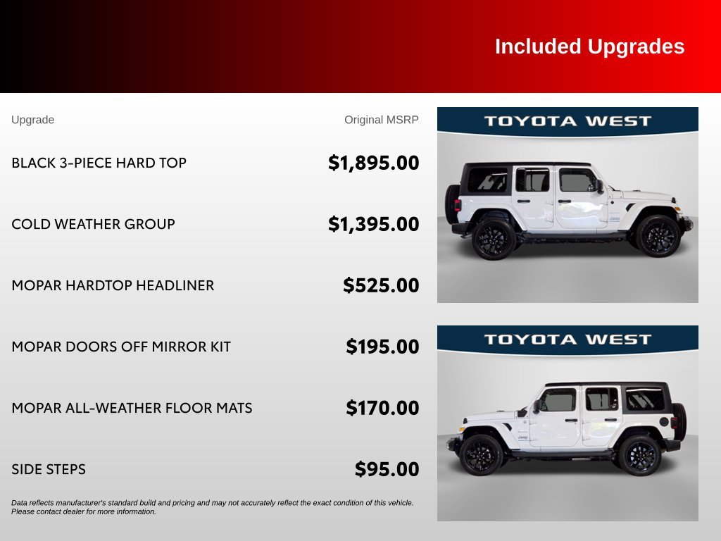 Used 2023 White Jeep Sahara 4xe image 38