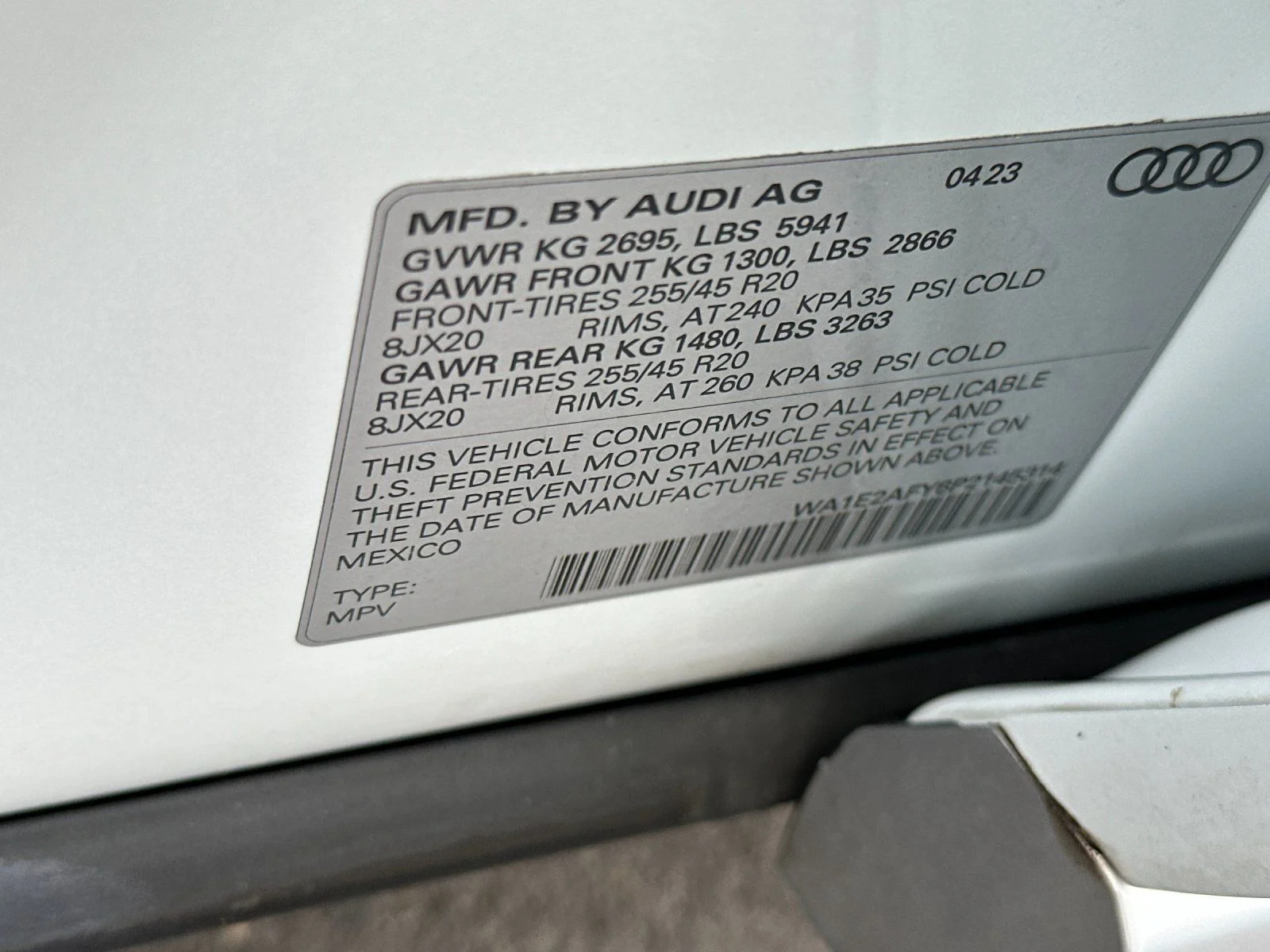 Used 2023 White Audi 55 Premium image 35