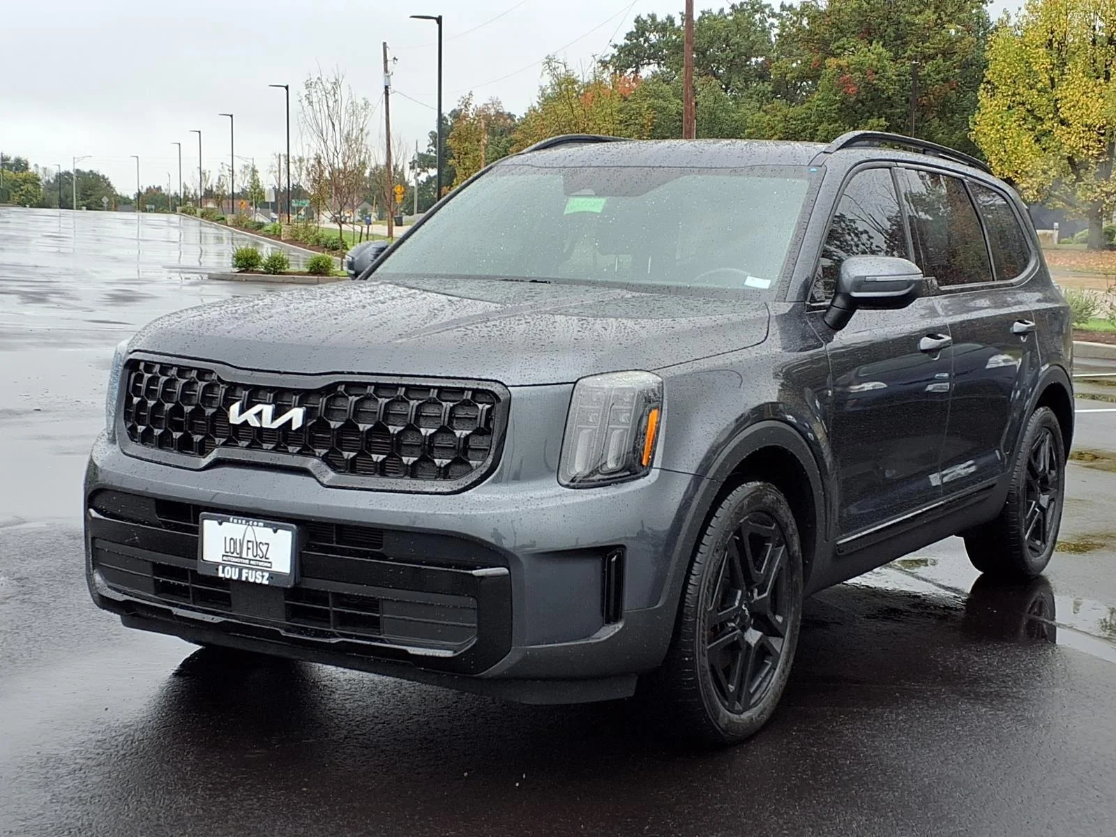 Used 2024 Gravity Gray Kia EX X-Line image 1