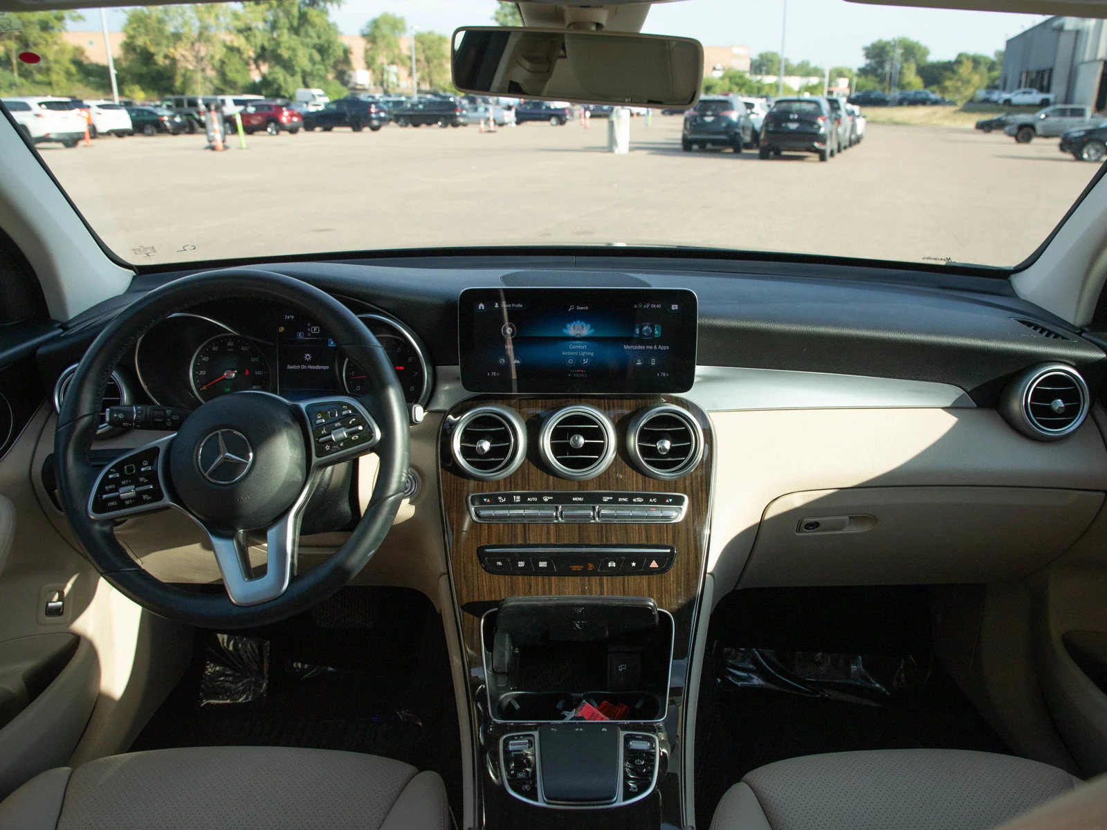 Used 2020 Black Mercedes-Benz GLC 300 4MATIC® SUV image 11