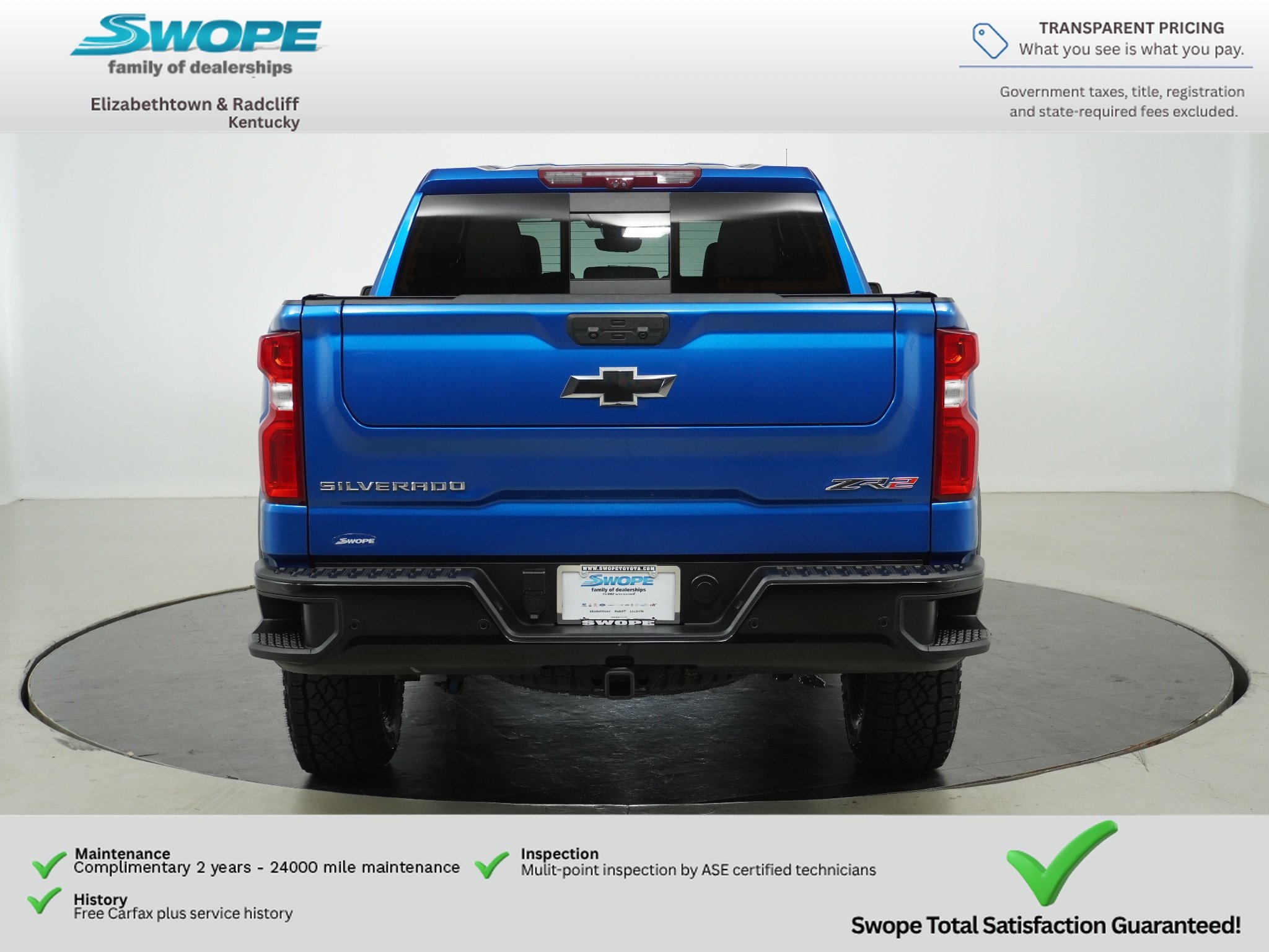 Used 2022 Glacier Blue Metallic Chevrolet ZR2 image 4