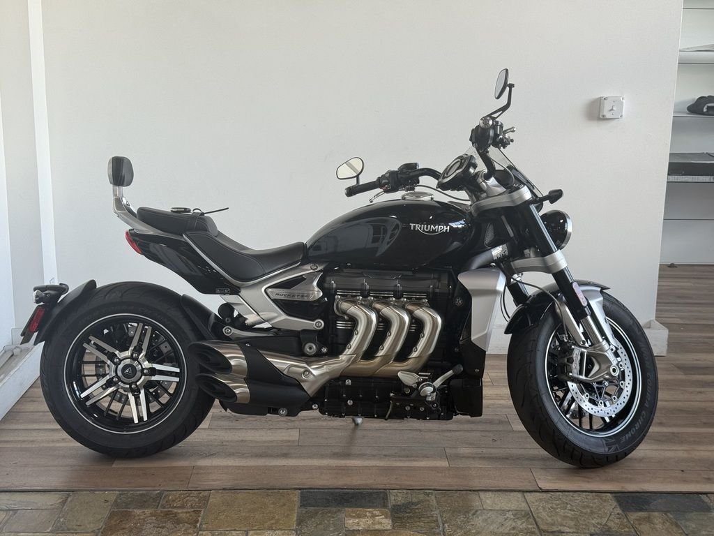 Pre-Owned 2024 Triumph Rocket GT Sapphire Black Motorcycle - Main Image