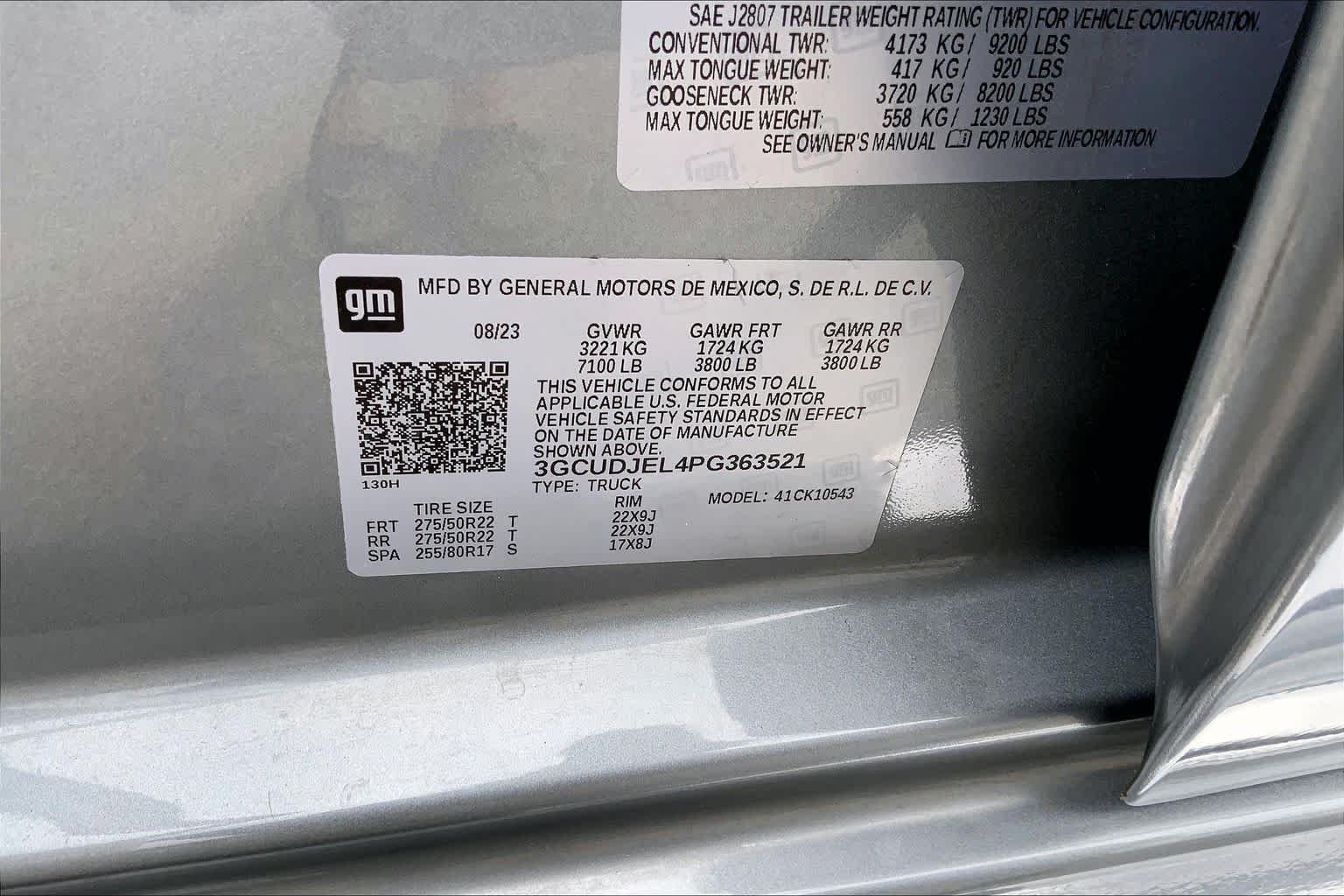 Certified Used 2023 Sterling Gray Metallic Chevrolet High Country image 35