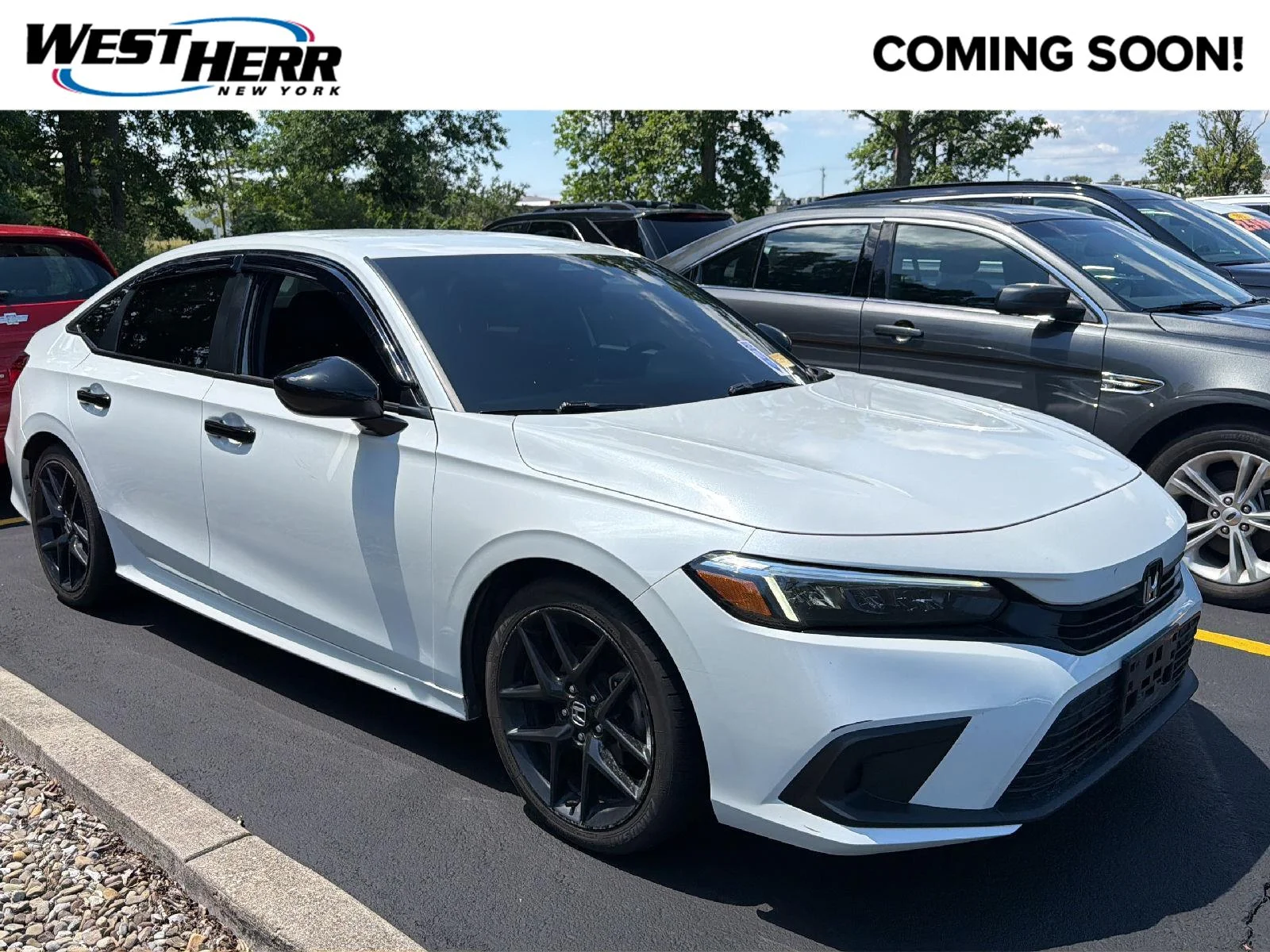 Used 2023 Platinum White Pearl Honda Sport image 1