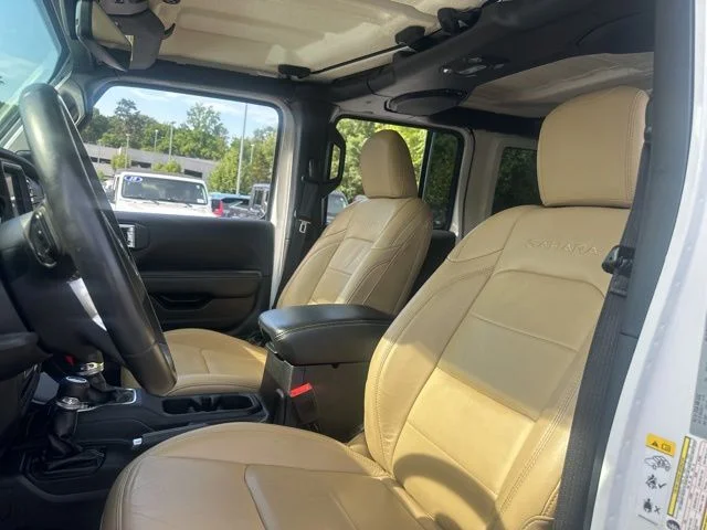Used 2018 White Jeep Unlimited Sahara image 20